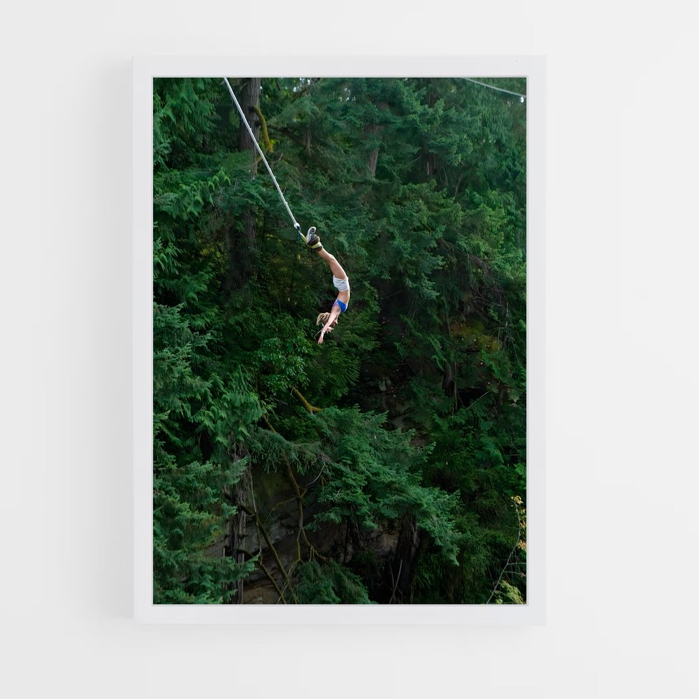 Poster Bungee de jumping – affiche Saut à l’élastique (vue 3)
